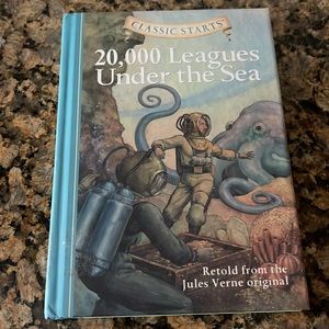 20,000 leagues under the sea hardbound book